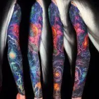 star_arm5 рукав тату со звездами