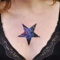 star_body2 тату со звездами галактикой на груди