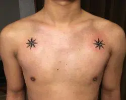 star_body8 симметричные тату со звездами на груди