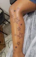 star_leg3 тату со звездами на всю ногу