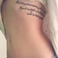 tattoo-inscription-on-body-side (3) Тату надпись сбоку туловища над талией